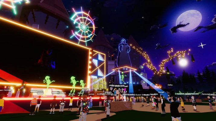 Virtual events and experiences in the metaverse