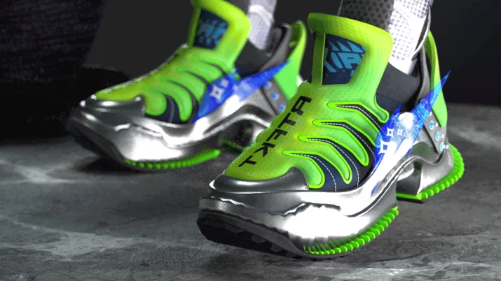 RTFKT Virtual Sneaker to illustrate digital merchandising